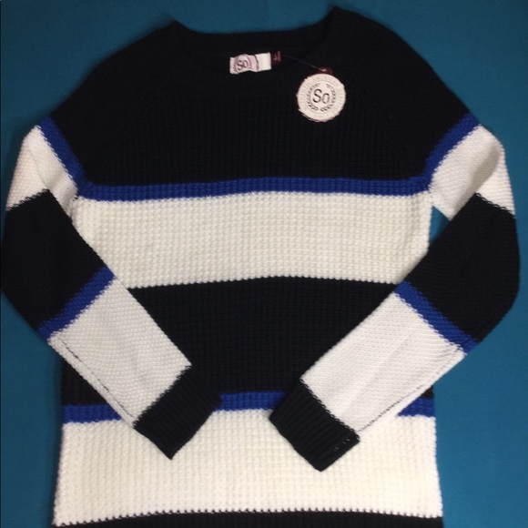 SO Women’s textured pullover sweater Small NWT - Picture 2 of 8